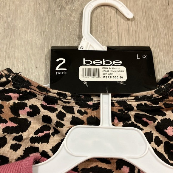Girls size 6 , BEBE clothing lot. New with tags. 2x hoody , 2 x pants , 2x tops - Picture 6 of 8